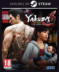 Yakuza 6 Steam free key download code